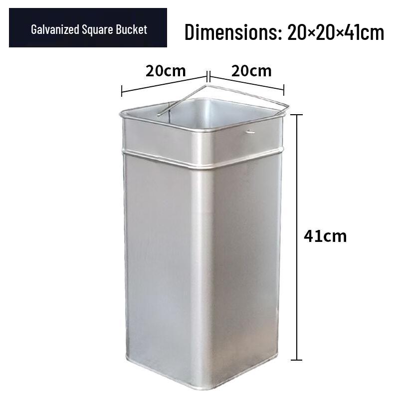 Shijia Galvanized Outdoor Trash Can Liner