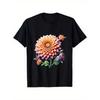 Black T Shirt Crew Neck Casual Daily Summer Top for Women Casual Crew Neck Top, Round Neck for Summer, Mountain Bike Graphic Fashion Trend Apparel