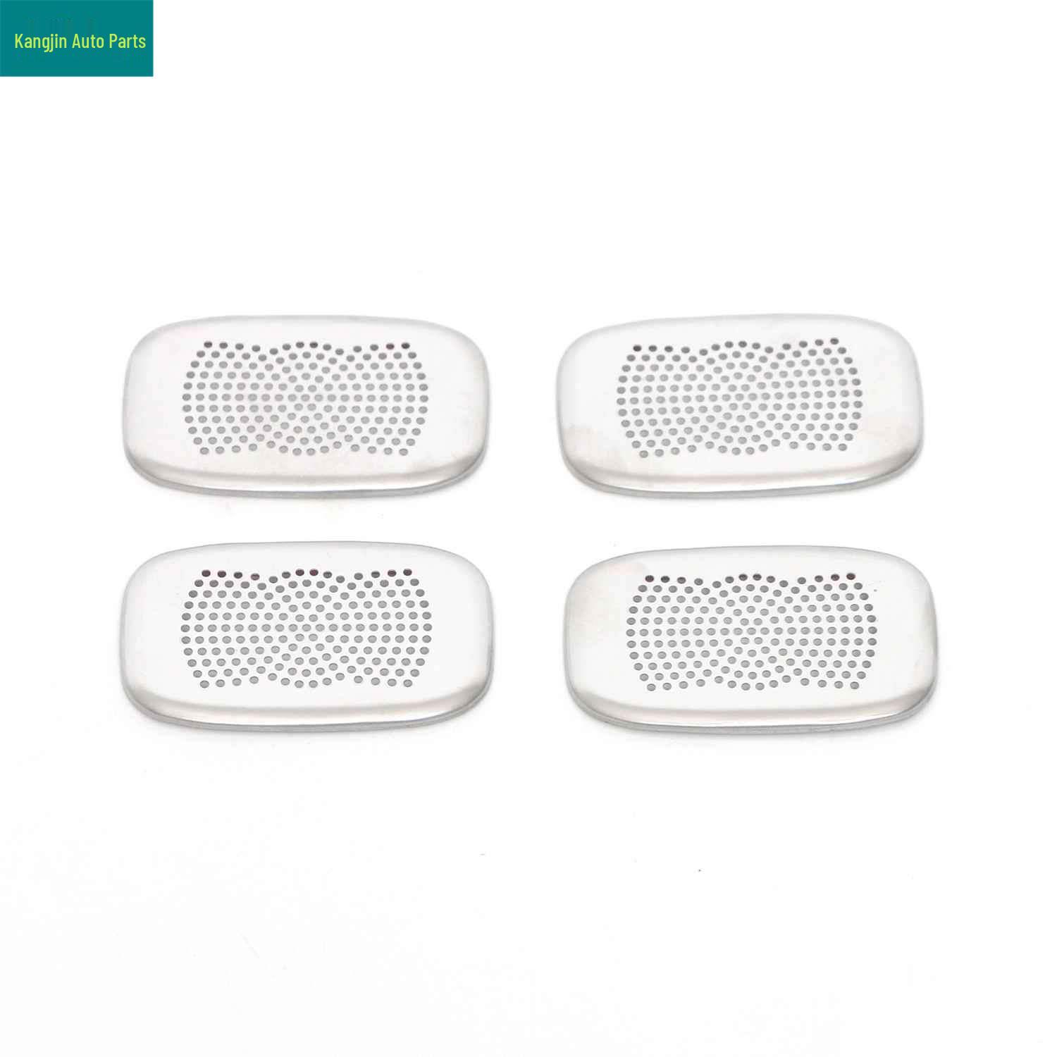 

IM L7 Car Speaker Cover: Silver Stainless Steel Triangle for Roof - Fits 22 Models.