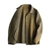 Handmade Double-sided Tweed Jacket Men's Autumn and Winter New Men's Clothing Trendy Brand Casual Lapel Wool Coat