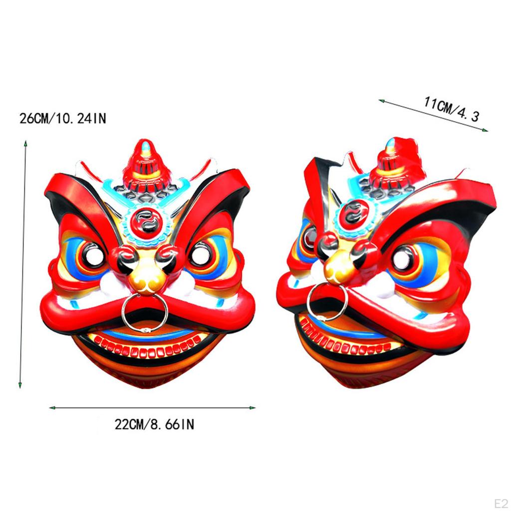 Eastern Lion Mask Animal Face Classic Dance for Cosplay Party Props