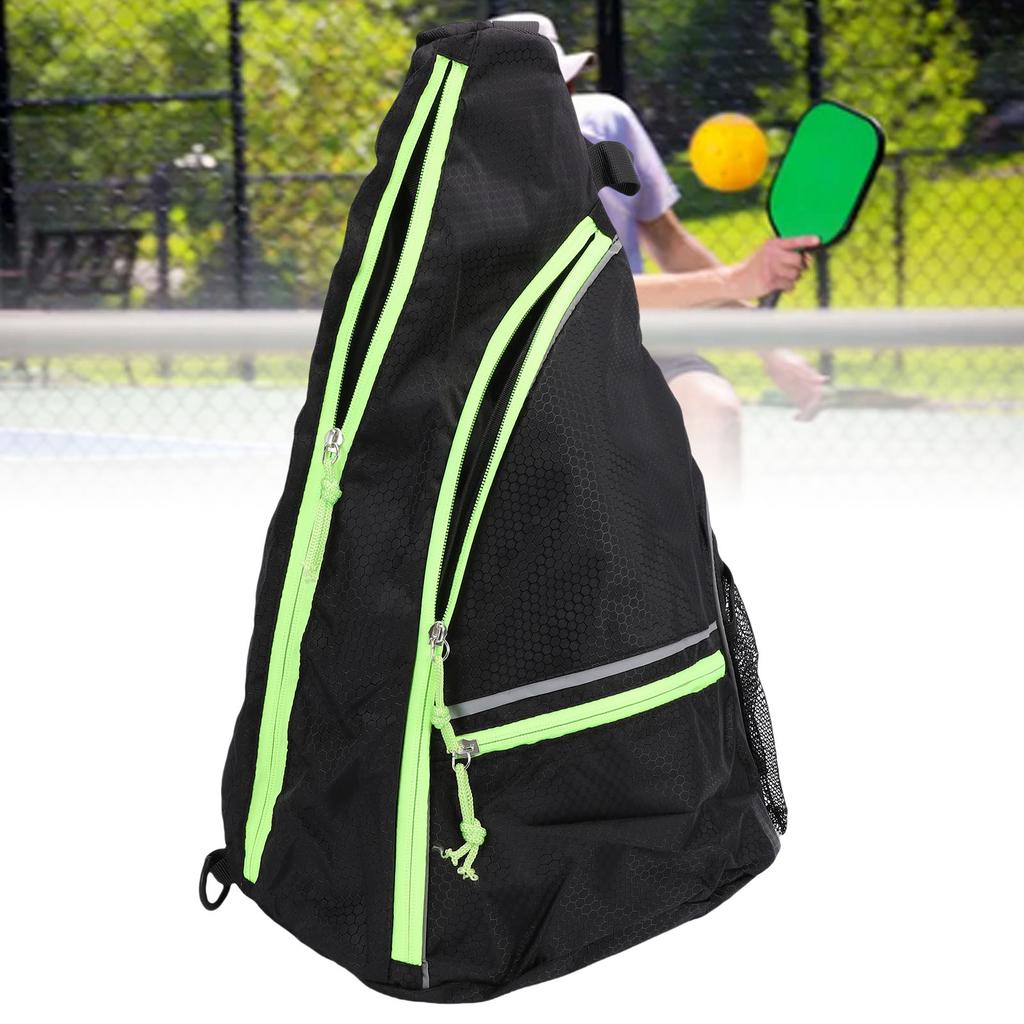 Tennis Sling Bag with Shoulder Strap Versatile Portable Breathable Tennis Racket Bag for Men Women Sports Travel