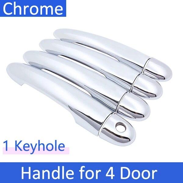 For Renault Grand Modus 2004 2005 2006 2007 2008 2009 2010 2011 2012 Chrome Door Handle Cover Exterior Car Stickers Accessories