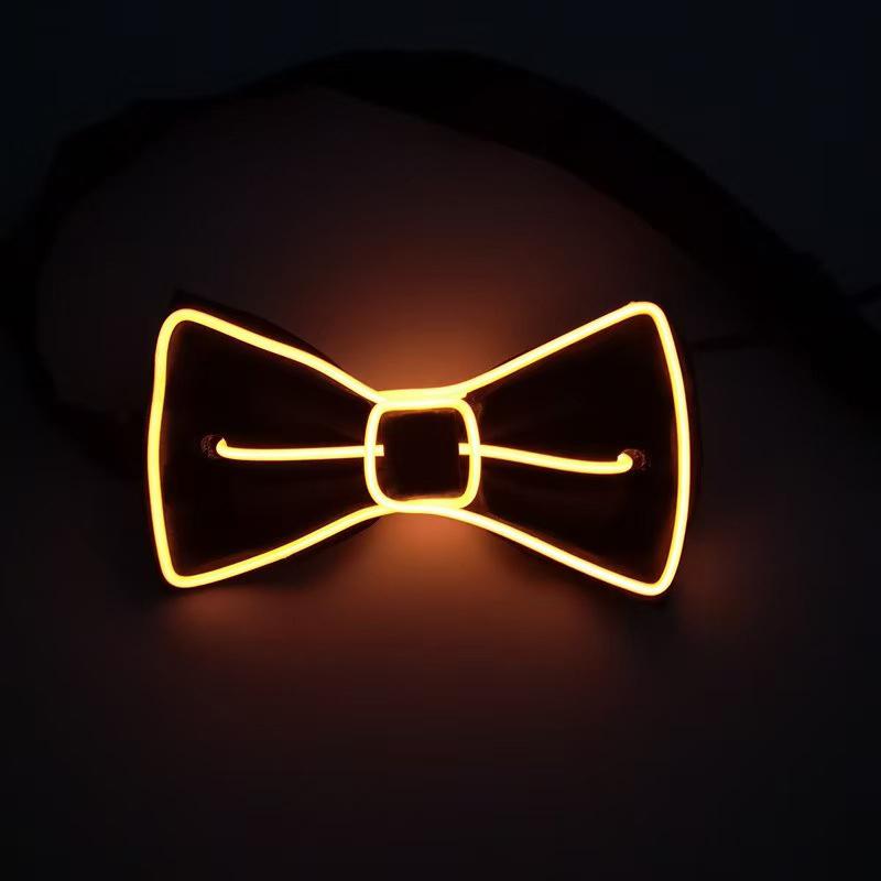 Glowing Butterfly Knot Suitable For Christmas Party Led Glowing Bow Tie Performance Props Festive Costumes Special Use