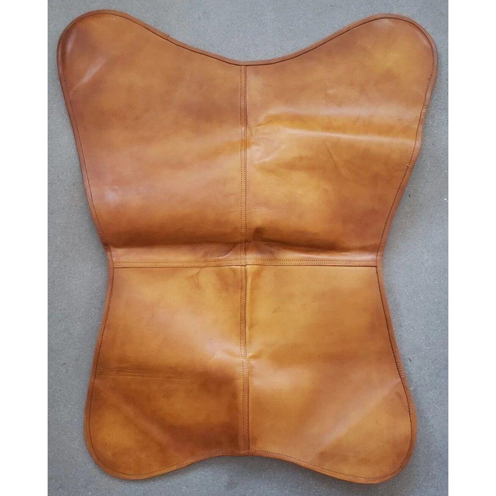 

AmeriHome Leather Butterfly Chair Replacement COVER ONLY 29 x 37 x 28 in коричневый