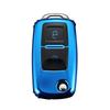 2 Button Car Key Case Cover Shell Fob For Vw Volkswagen Mk4 Bora Golf 4 5 6 Jetta Passat Polo Bora Touran Skoda Seat Accessories