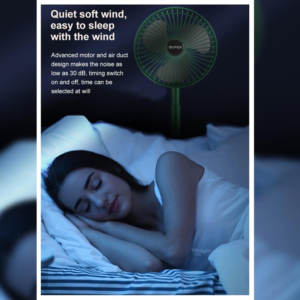 Silent 3 Gear Electric Fan Folding Summer Desktop Fan Foldable Telescopic Fan Mini Fan Ventilador