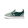 Old Skool V Canvas Green And White Checkerboard Low Top Walker Shoes Baby Sneaker VN0A34882NH