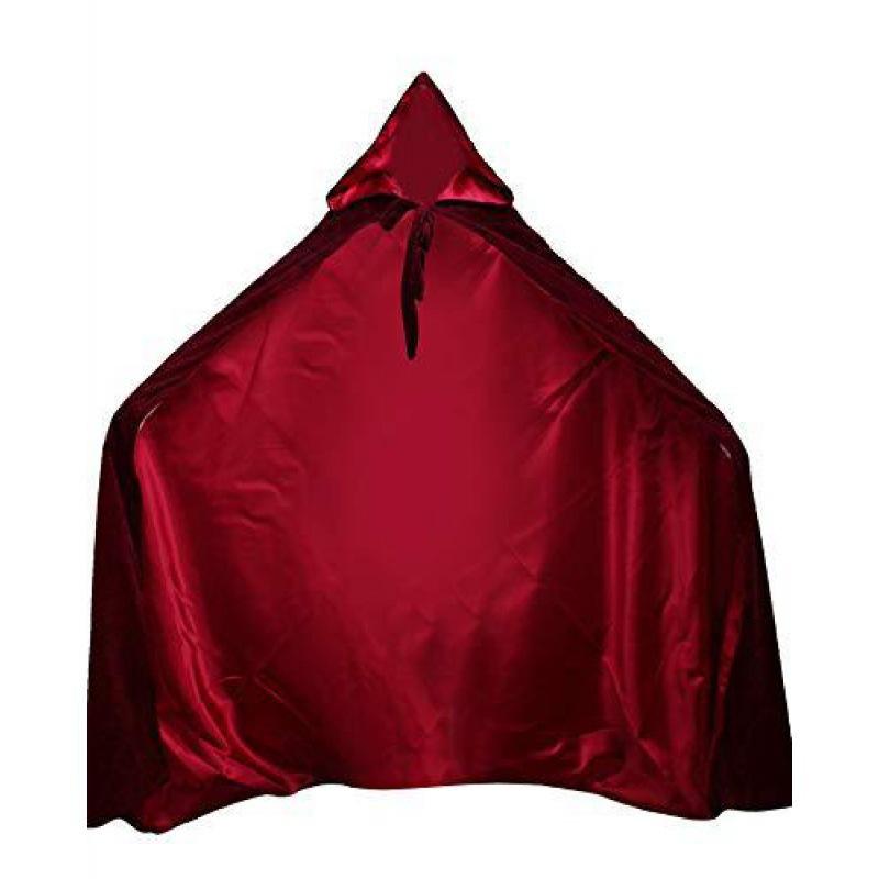 Women Halloween Solid Color Cape Long Cloak Cosplay Party Costume Casual Gothic Stage Dress Up Cape For Festival