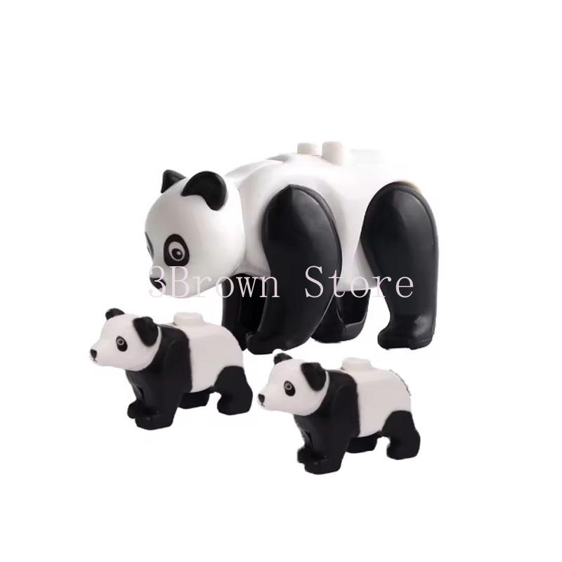 Afrikanische Wildtiere Bausteine Set Löwe Elefant Kamel Hirsch Wolf Giraffe Spielzeugmodell für Kinder Kreatives Kindergeschenk Stein S041