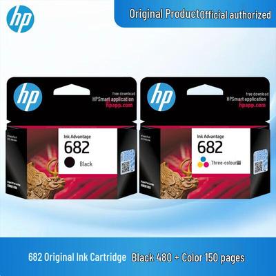 HP 682 סט מחסניות דיו שחור וצבעוני מקורי