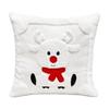 Reindeer Christmas Pillow Covers Plush Xmas Pillowslip Throw Cushion Case  Festive Holiday