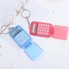 Calculator Mini Portabil Flip Pandantiv Agățat Breloc Inel de Chei Suport Chei Cadou