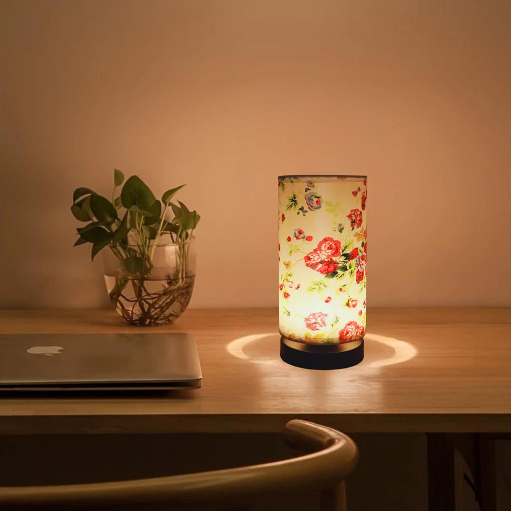 Cylindrical desk lamp USB powered warm color light suitable for giving gifts to friends in offices bedrooms,and other occasions