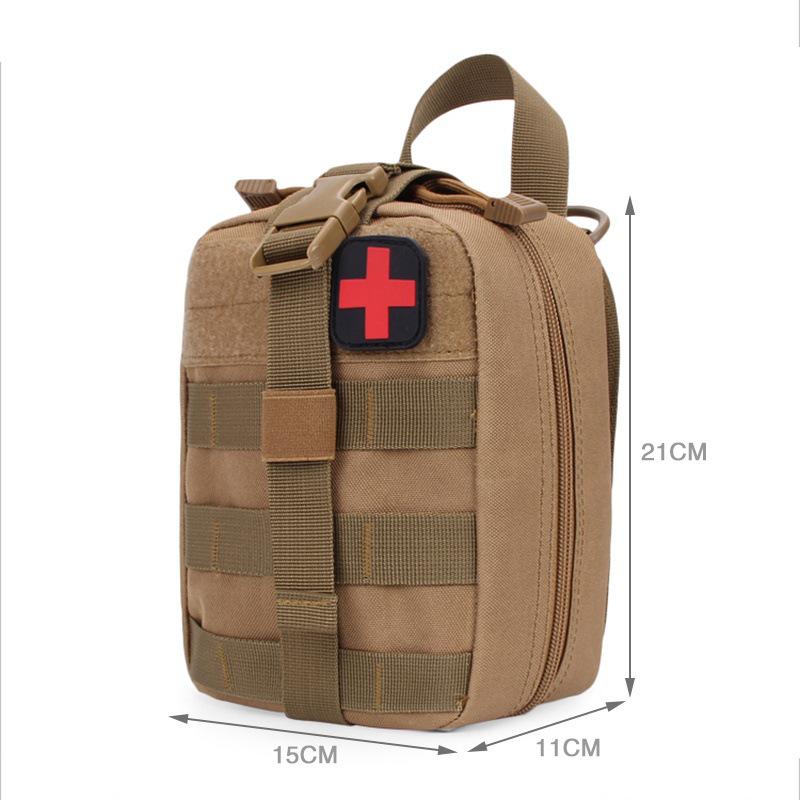 Taktische Camouflage-Hüfttasche - Multifunktionale Outdoor-Survival- und Bergsteiger-Tasche
