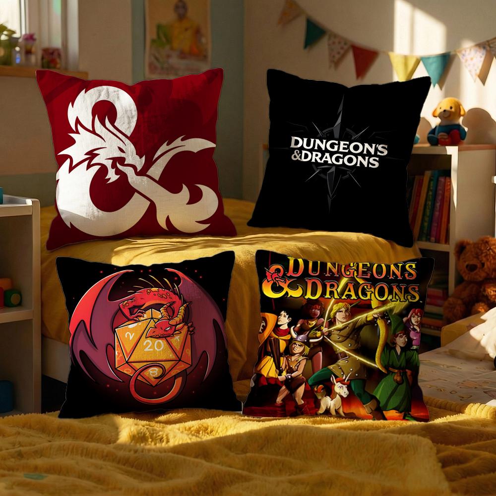 Game Dungeons Dragons Cushion Cover Decorative Cushions Covers Cover Sofa X Pillow Piece X X Pillowcase