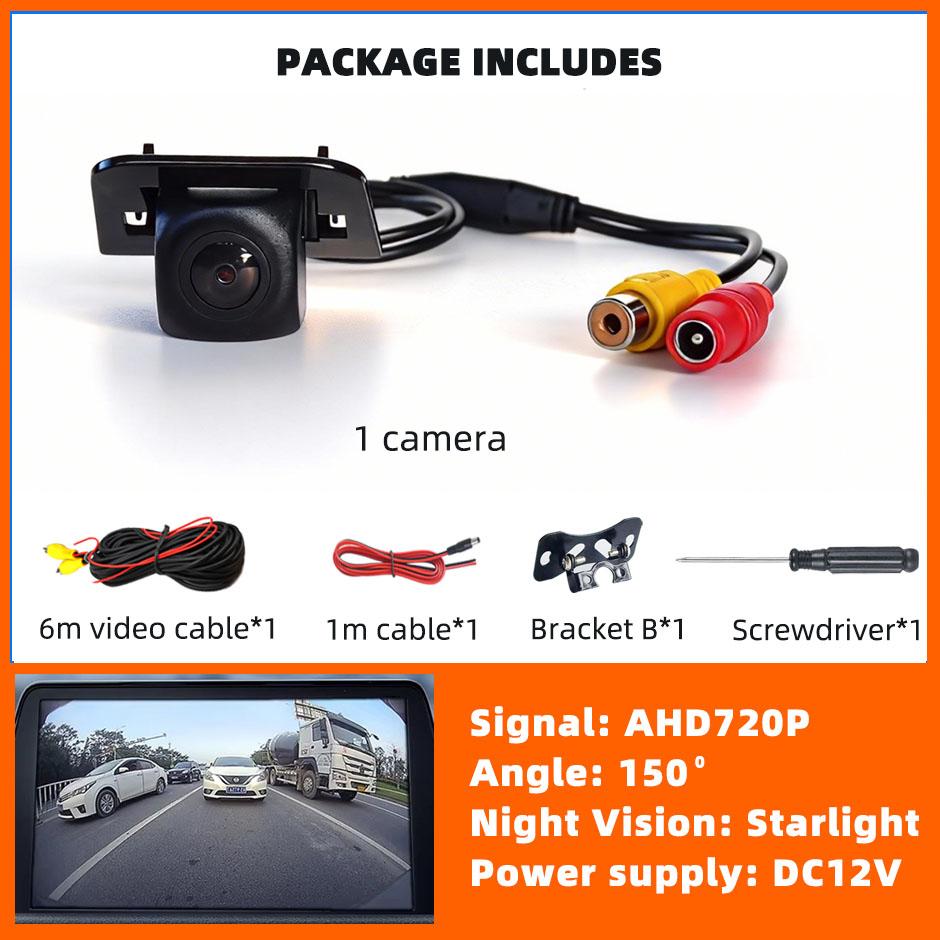 HD Rear View Backup Camera Reverse AHD or CVBS License Plate Fits Toyota Prius /Prius Alpha 2009 2010 2011 2012 2013 2014 2015..