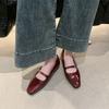 Fashion Spring Autumn Fashion Women's Shoes Mary Jane Style Shoes Low Heel Shallow Mouth Round Toe Comfort Solid Color Party Shoes