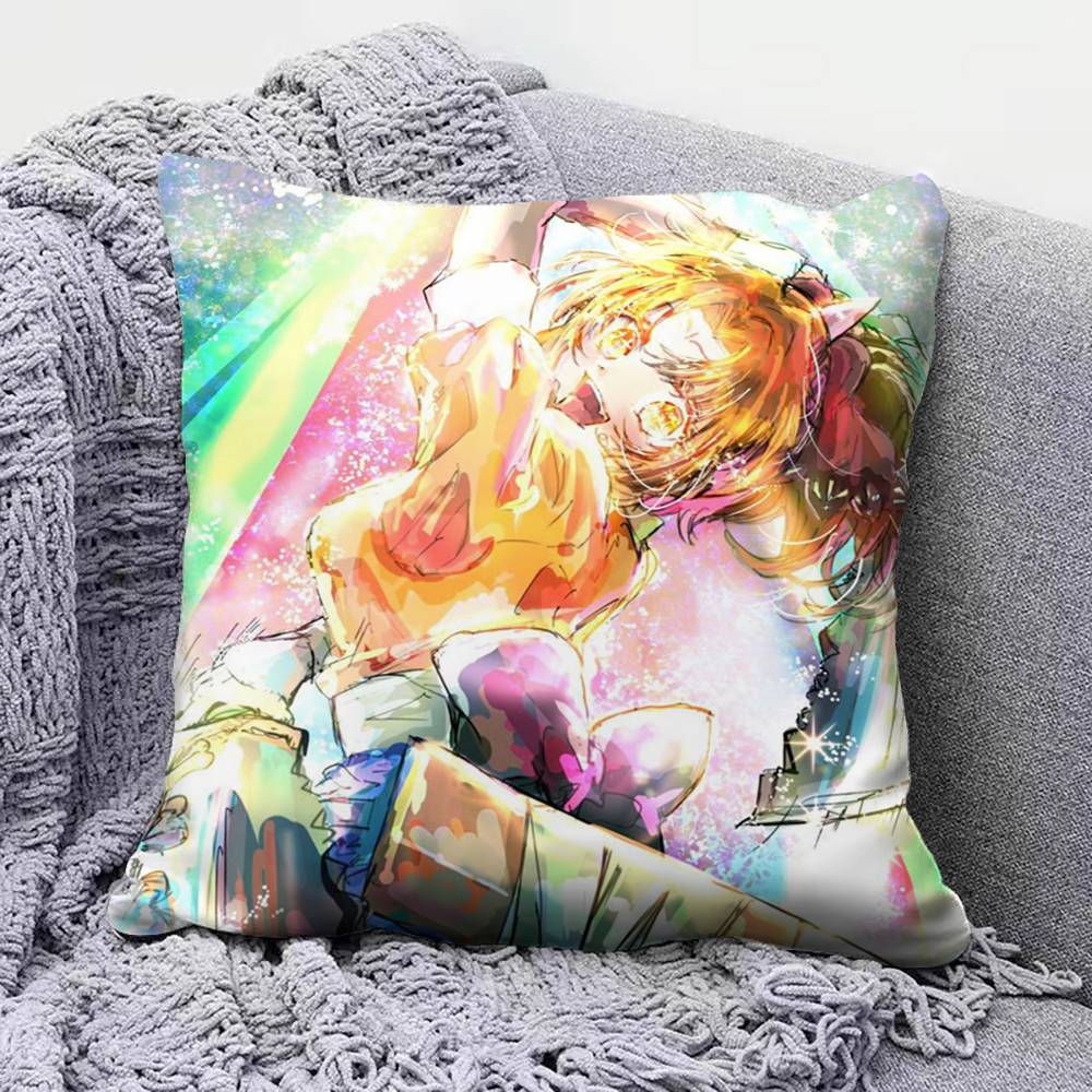 Ai Hoshino Oshi No Ko Anime Girl Pillow Covers Home Sofa Cushion Covers and Aecorative Custom