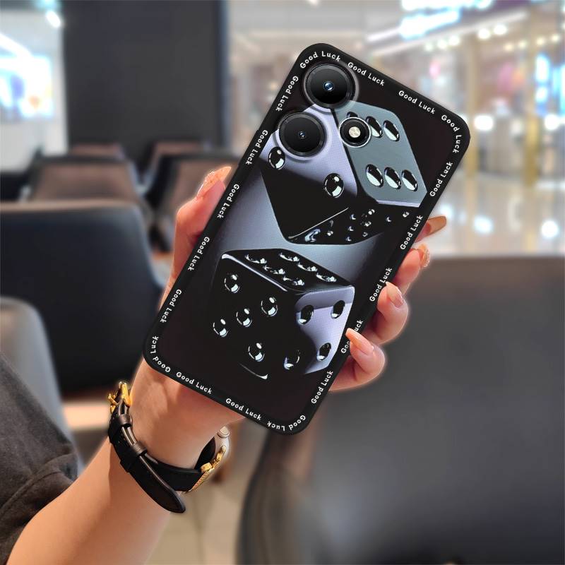 Full wrap Dirt-resistant Phone Case For infinix X6831/Hot30 4G Anti-knock Graffiti Fashion Design Shockproof Durable TPU