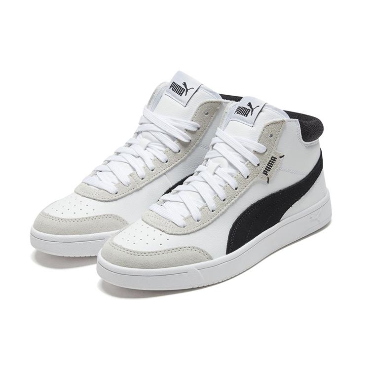 New PUMA Court Legend Mid 'White Black' 371119-02