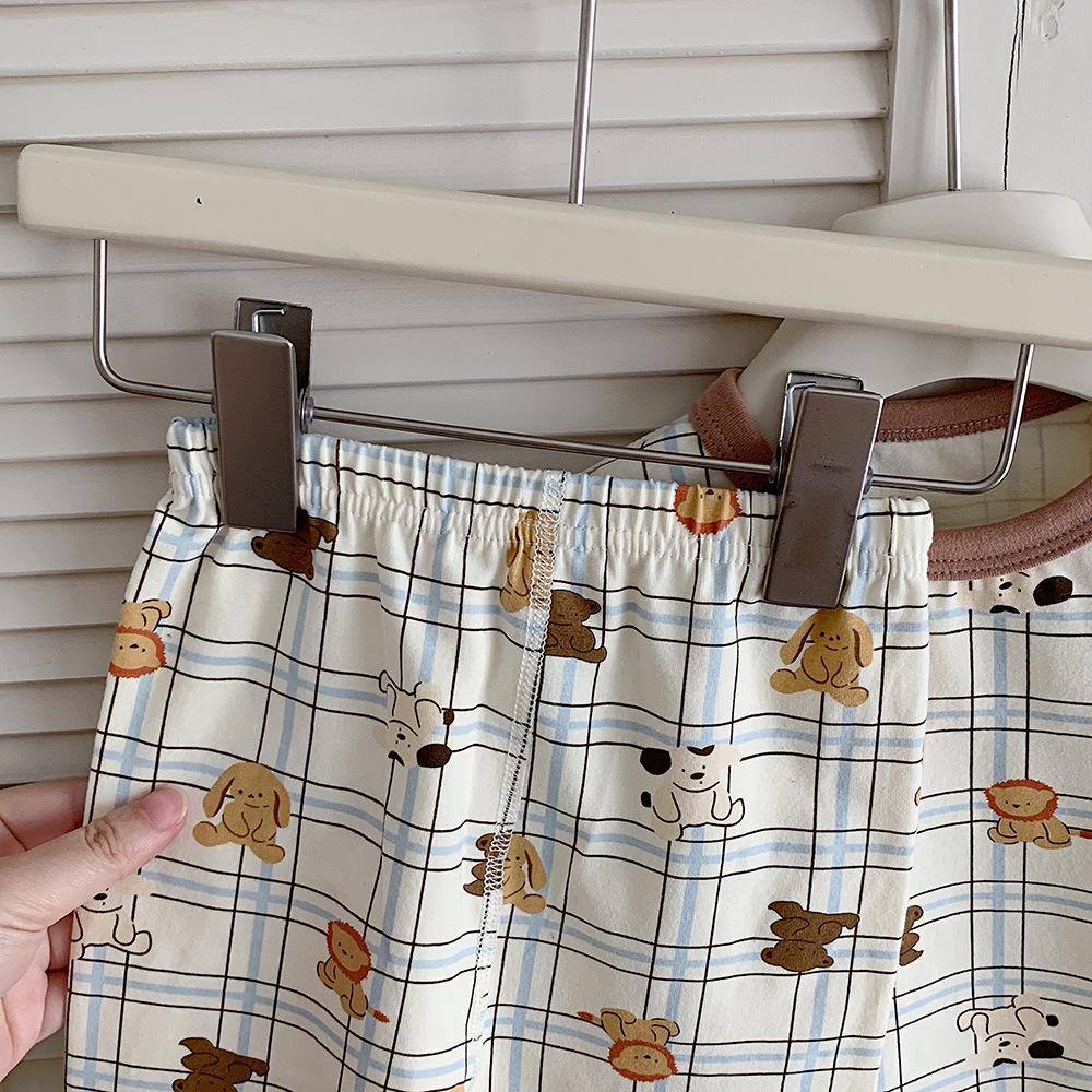 Kinoakiu Kinder Pyjama-Set im koreanischen Stil - Warm, Niedlich, Unisex Schlafbekleidungs-Accessoires