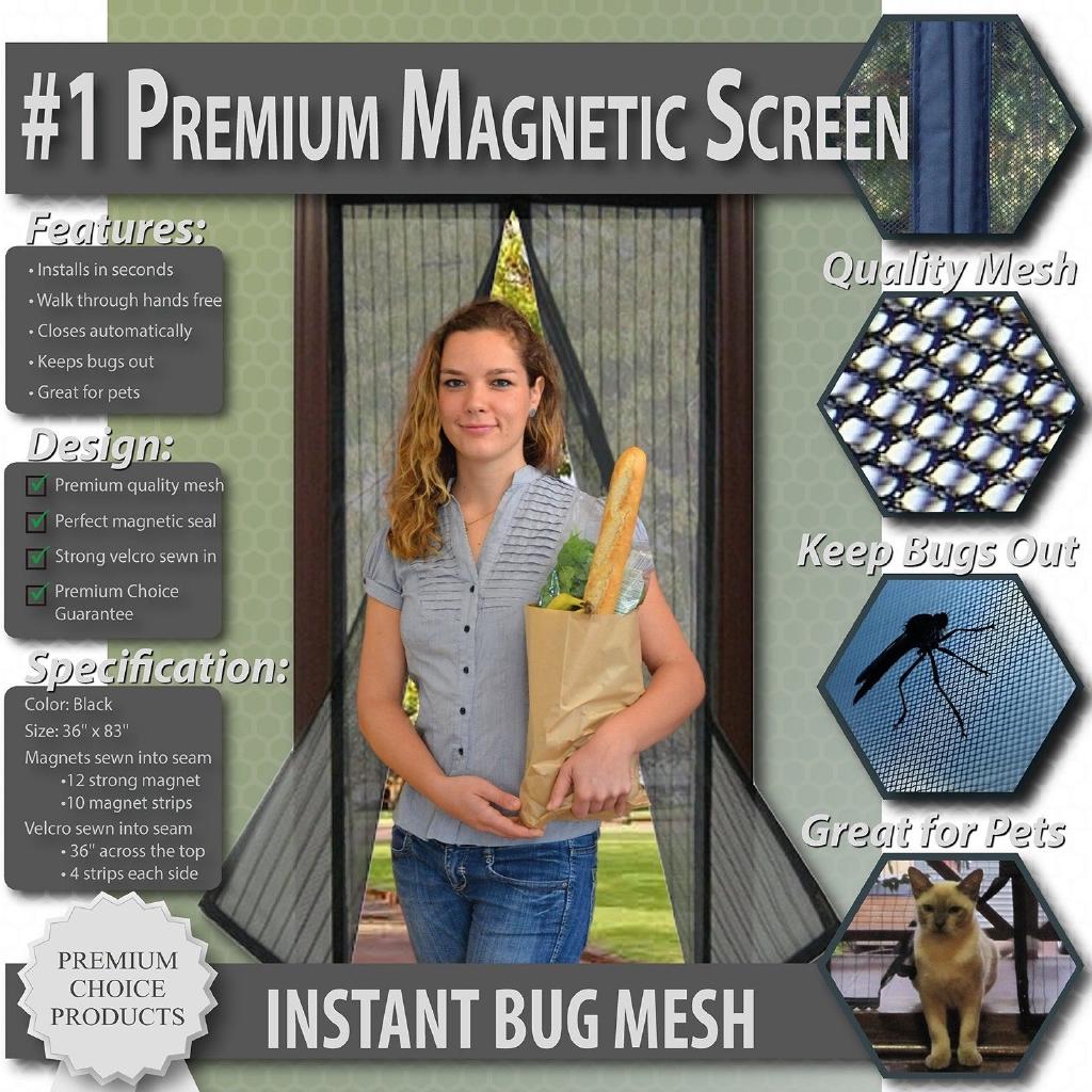 On Seen As Tv Magic Mesh Handsfree Net Screen Door Magnetic Anti Mosquito Bug