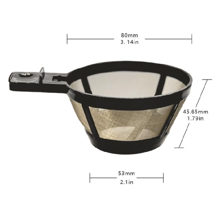 4Pcs Reusable Coffee Filters 80 Mesh Premium Coffee Filter Basket 80 Mesh Crafted For Consistent Coffee Quality