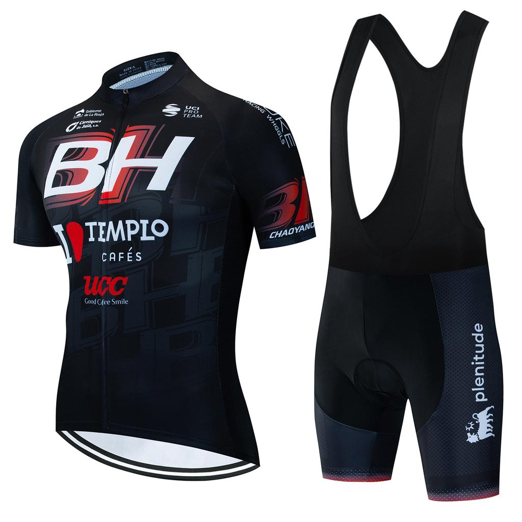 Summer Short-Sleeved Cycling Suit Breathable Men'S And Women'S Cycling Shirts Cycling Tops And Pants Kuqi