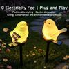 Waterproof Outdoor Lawn Decoration Lights Solar Bird Garden Light, Figurine Pathway Decorative Stakes for Flower Beds Stake LED Lamp Patio Yard