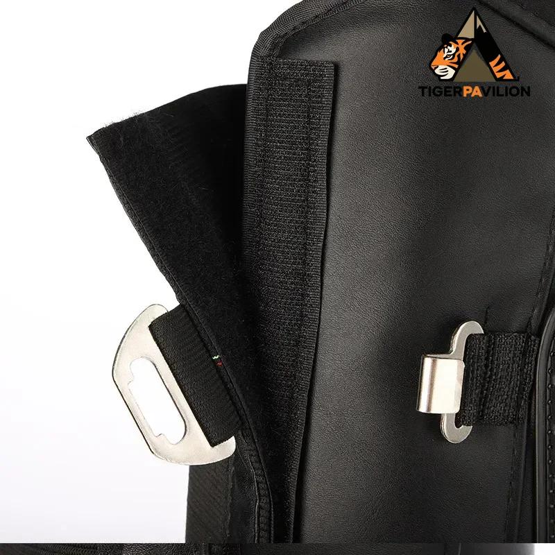 1 para ocieplanych nakolanników motocyklowych, wiatroszczelnych, wodoodpornych, pogrubionych i pluszowych, zimowych, zewnętrznych, ochrona kolan ze skóry PU