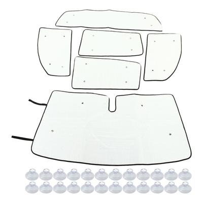 6Pcs Car Windshield Window Sun Shade UV Ray Reflector Heat Shield With Suction Cups for XK50 2007‑2021