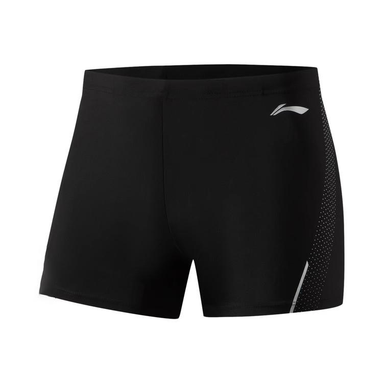 Li Ning Breathable And Quick Dry Square Leg Swim Trunks Men s ASLV019-1A 3XL
