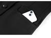 Women's Black Regular Fit Shoulder Suit Jacket - Autumn/Winter Loose Casual Korean Style with High-End Feel