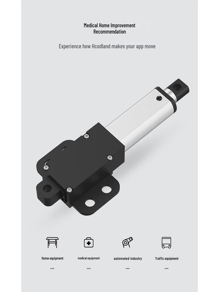 Mini Electric 12/24V DC Tijă Telescopică de Împingere cu Cursă de 10mm