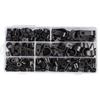 200Pcs Nylon Cable Clip Wire Clamp Mounting Cord Fasteners Nylon Cord Fastener Clips for Wire Management Enduring