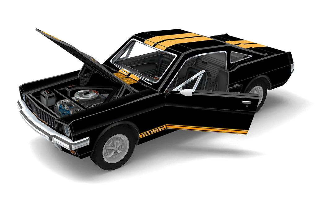 German Level 3D Puzzle Shelby Paper Craft 00220 '66 GT350-H