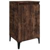VidaXL Bedside Table Smoked Oak 40x35x70 Cm Engineered Wood 819654