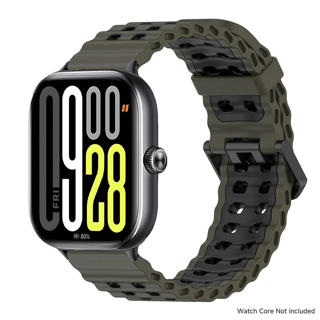 For Redmi Watch 6 5 4 Strap Silicone Wristband For Xiaomi Mi Band 8/9 Pro Band Correa Sport Bracelet Replacement Accessorie