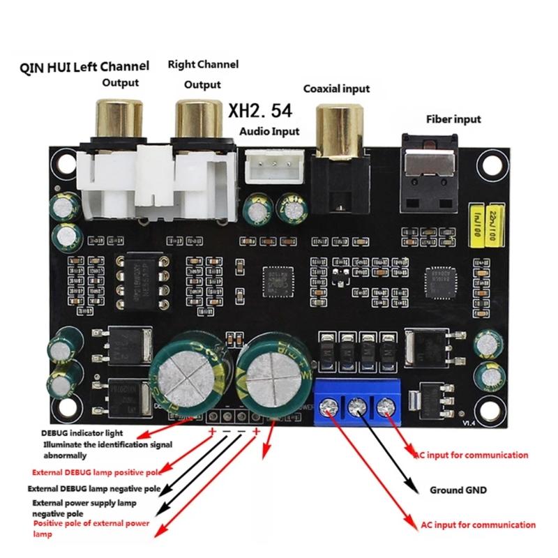 Premium Auditory Decoding Incorporating CS8416 and CS4398 Chip for Hifi Sound and Universal Device Compatibility