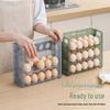 Multi-Layer Egg Storage Box - Fresh-Keeping, Anti-Fall, Food Grade, Handheld with Timer