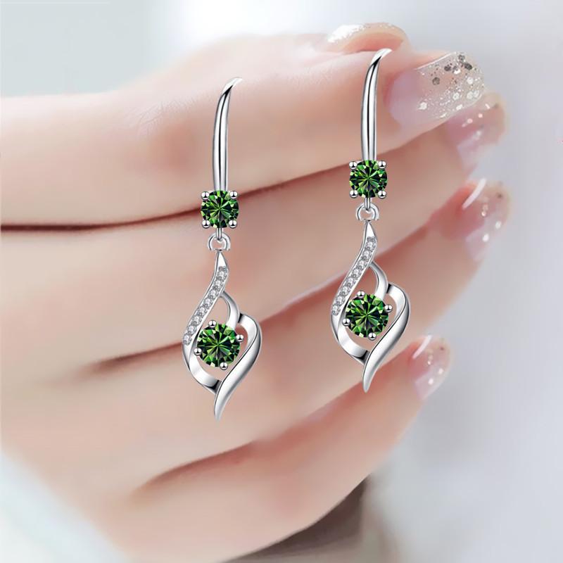 New Style Earrings Female High Grade Feeling with Simple Earrings Long High-grade Temperament Ear Hook