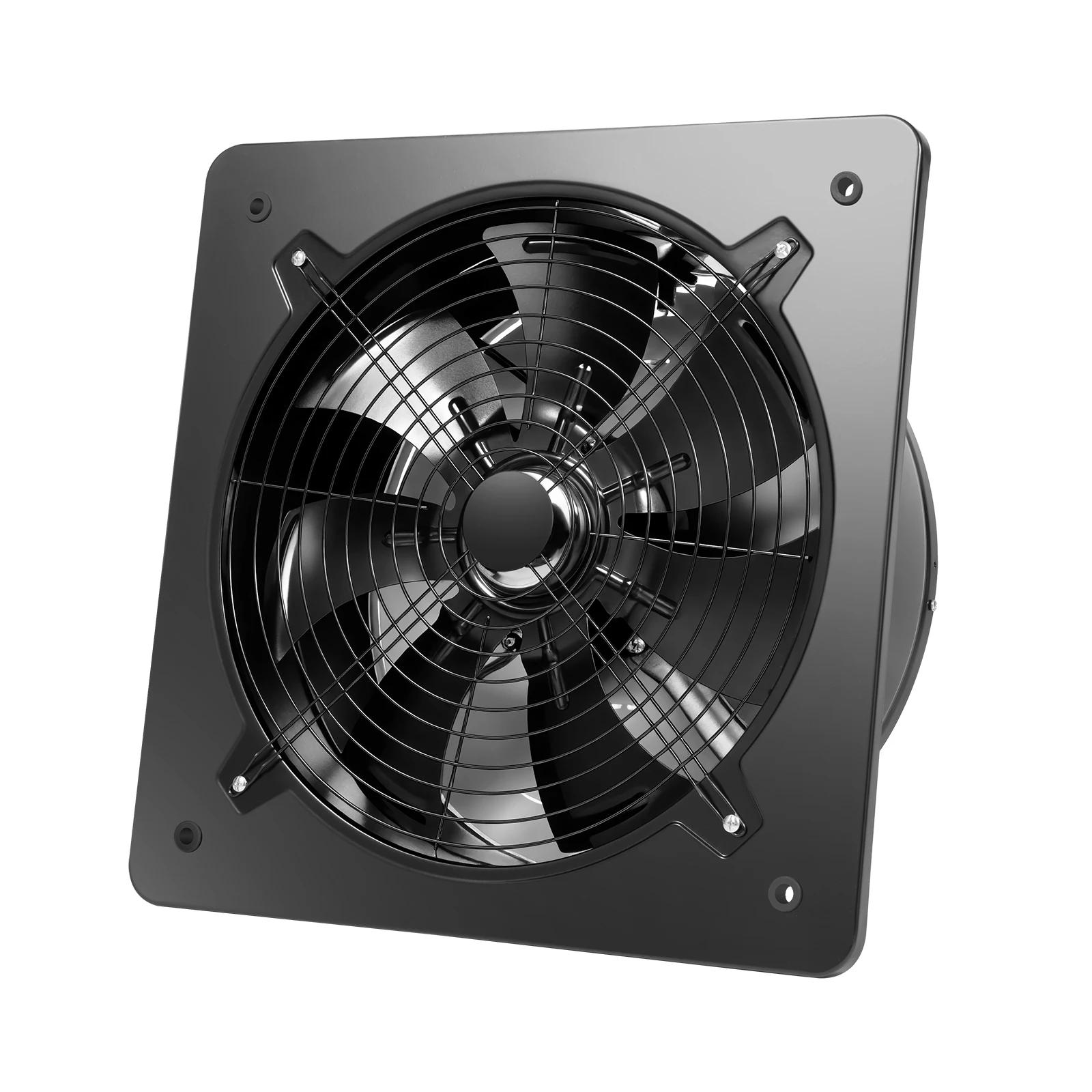 

BYMAOCAR Промышленный осевой вытяжной вентилятор, 16 дюймов взрывозащищенный вентилятор, 2800 об/мин открытый вытяжной вентилятор чёрный