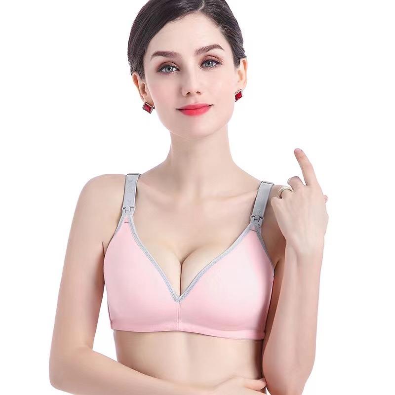 Těhotenské podprsenky Bezdrátová kojící podprsenka Sada kalhotek Těhotenské oblečení Zabraňuje povisnutí Kojení Dámská prodyšná podprsenka Lactancia
