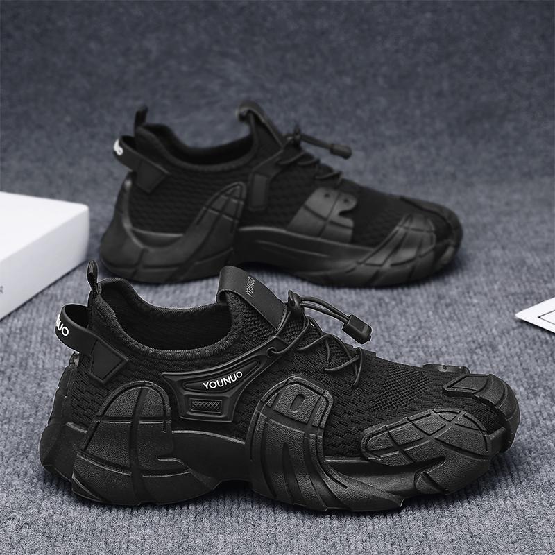 ZL Sommer Neue Netz-Freizeitschuhe für Herren, vielseitig, grün, schwarz, grau