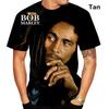 Men's Fashion Summer 3D Printed T-shirts Reggae Hip-hop Casual Short-sleeved Casual Comfortable Plus Siz T-shirts