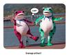 Huluwa Inflatable Frog Cartoon Mascot Costume - Toad Spirit Doll Outfit