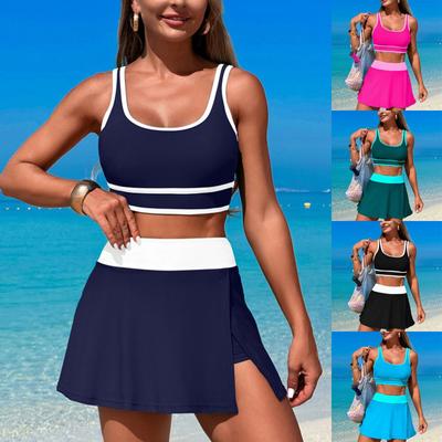 Kadın Düz Mayo Sense Bikini Göğüs Pedli Çelik Balensiz Mayo
