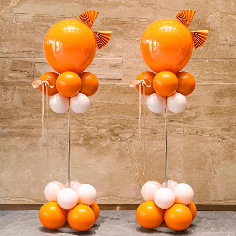 Balloon Arch Pillar for Event Atmosphere Decoration In Shopping Mall Entrances