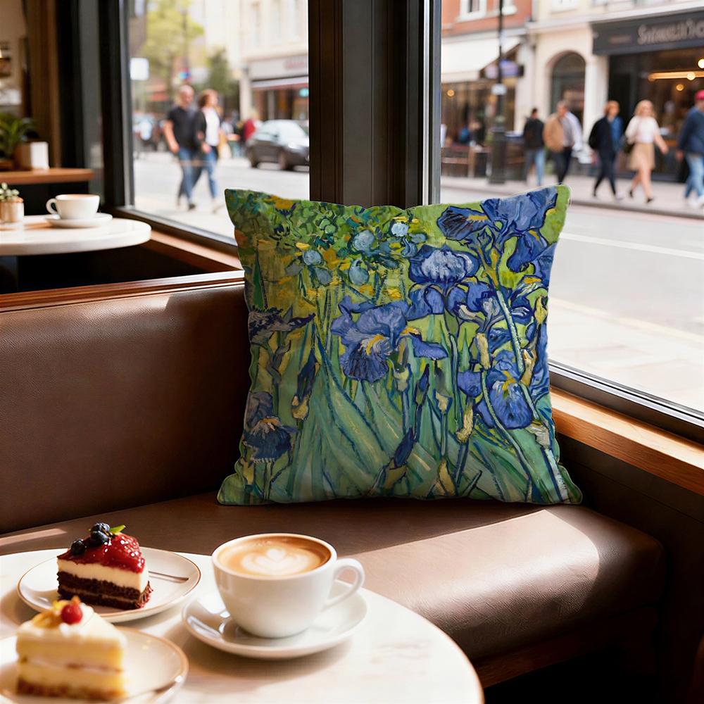 Art Van Gogh Cushion Cover Decorative Cushions Covers Cover Sofa X Pillow Piece X X Pillowcase